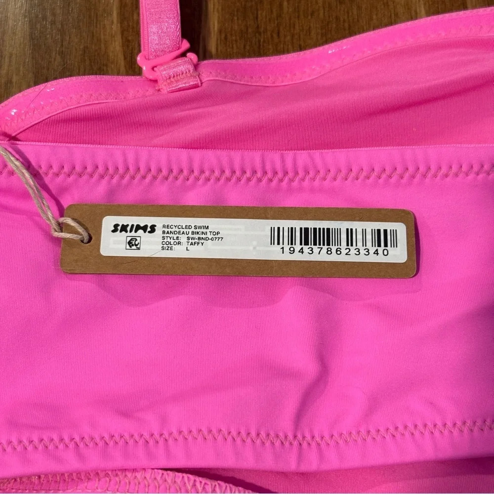 NWT Women’s Skims Taffy Bandeau Bikini Top size L